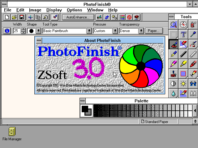 PhotoFinish 3 - About
